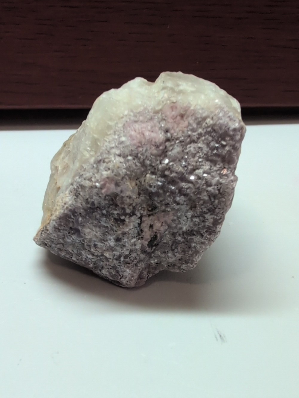 Pink Tourmaline In Lepidolite With Quartz
